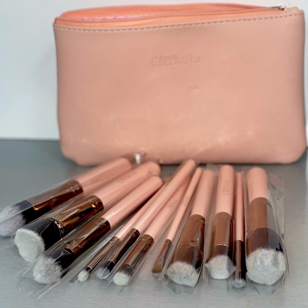 Makeup brush set of 12 with make up pouch